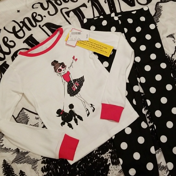 The Children's Place Other - The Children's Place 2-piece "Bonjour" Pajamas NWT